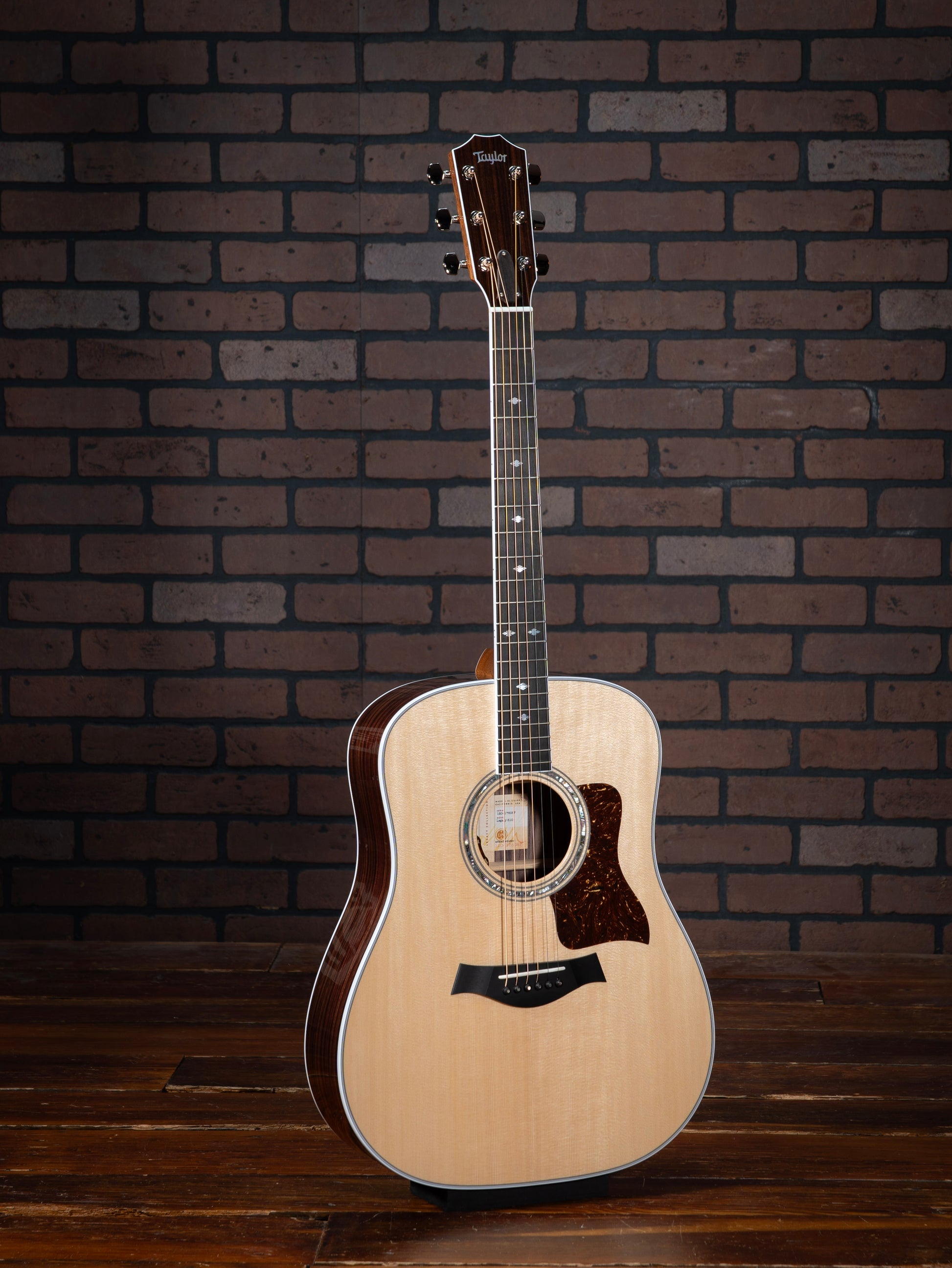 Taylor Legacy 810e acoustic electric guitar with dreadnought body and x-bracing